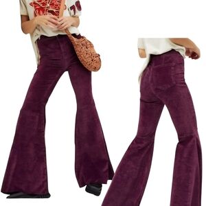 We The Free Rich Purple Flare Pants